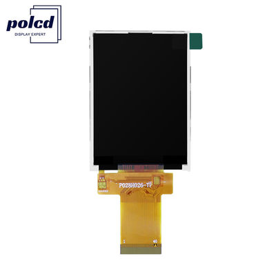 Polcd 12 0'CLOCK 240x320 2.8 इंच Ili9341v 16 बिट TFT टच स्क्रीन