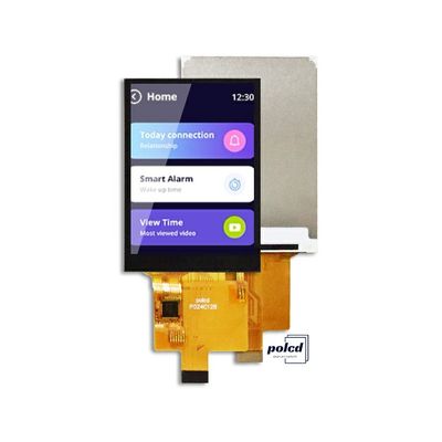 Polcd TFT 2.4 इंच Spi इंटरफ़ेस एलसीडी 240*320 आरजीबी रंग टच स्क्रीन ST7789V 16पिन 2.4 TFT डिस्प्ले