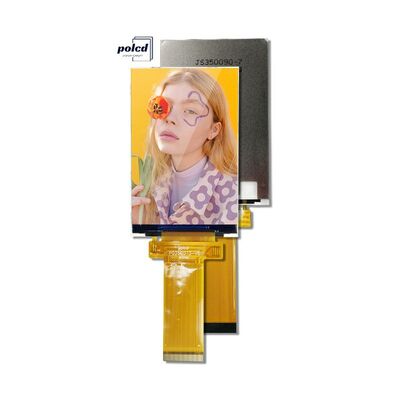 Polcd 3.5 इंच एलसीडी टच डिस्प्ले स्क्रीन 320 * 480 एसपीआई एमसीयू इंटरफ़ेस आईपीएस पूर्ण दृश्य टच मॉड्यूल
