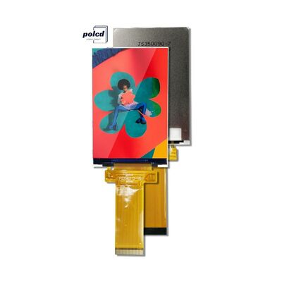 Polcd LCM कारखाना 3.5 इंच 320*480 Mcu Spi इंटरफ़ेस 300 नाइट TFT एलसीडी मॉड्यूल कैपेसिटिव टच पैनल डिस्प्ले