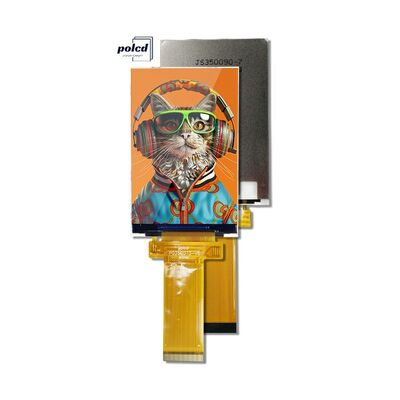 पॉलकैड 3.5 इंच क्यूवीजीए एलसीडी डिस्प्ले 320x480 रिज़ॉल्यूशन एमसीयू एसपीआई इंटरफेस टच पैनल 3.5 
