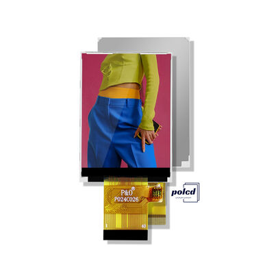 Polcd 2.4 इंच St7789v ड्राइव ic 8080 MCU उच्च चमक TFT डिस्प्ले