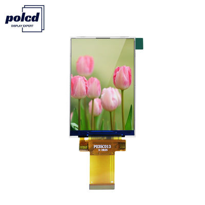 Polcd 8080 MCU 16 बिट 3.5 Tft LCD स्क्रीन 320x480 TFT LCD डिस्प्ले 73.44Mm