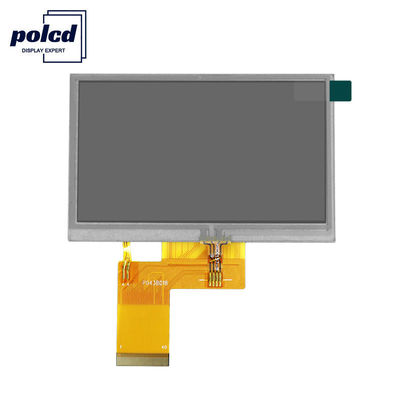 Polcd 800X480 LCD Tft 4.3 इंच 280 Q38 Nit Raspberry Pi टच स्क्रीन